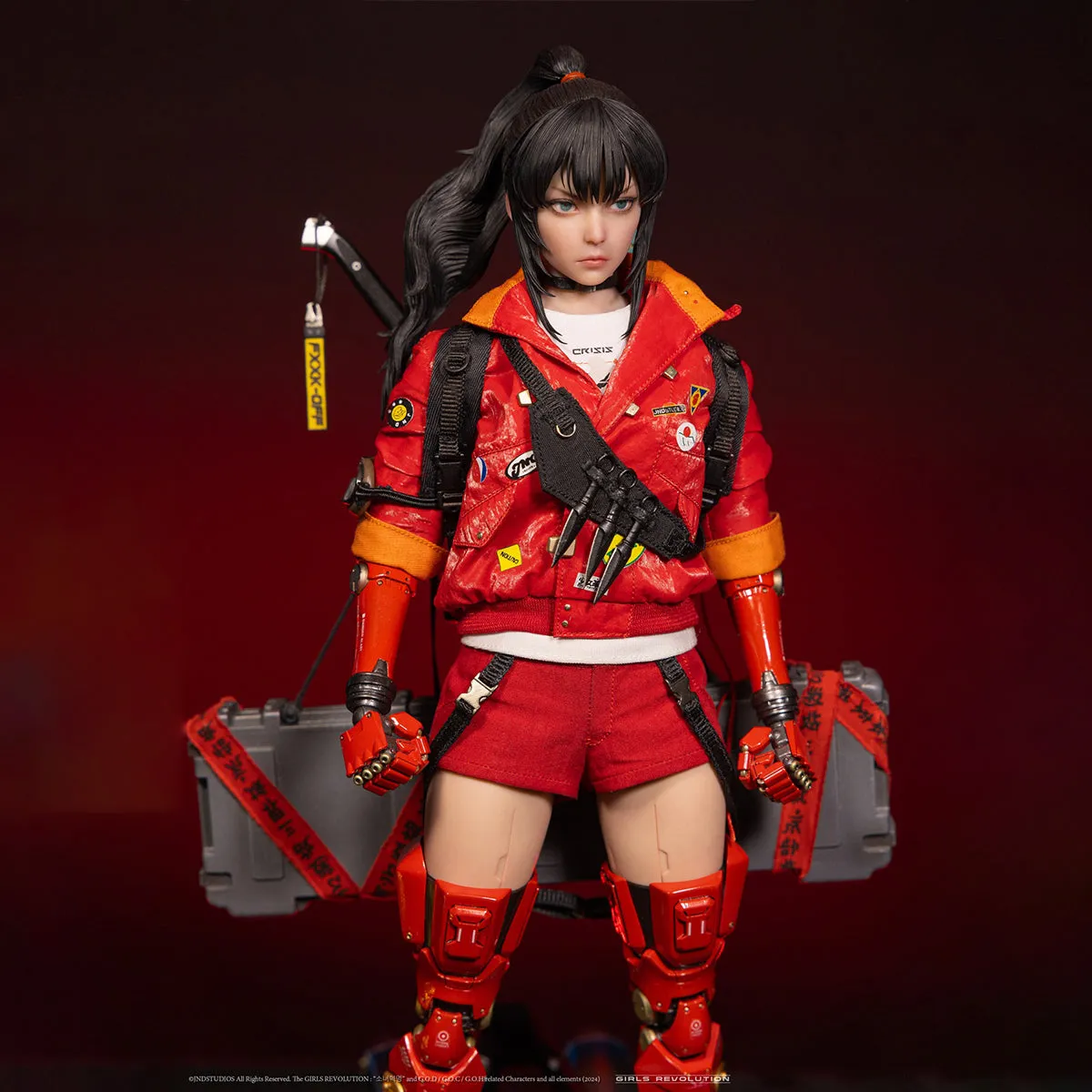 HiPlay JND STUDIOS Bounty Hunter Hikaru Collector's Edition Revolutionary Girl Series Action Figure